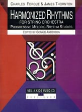 Harmonized Rhythms for String Orchestra Violin string method book cover